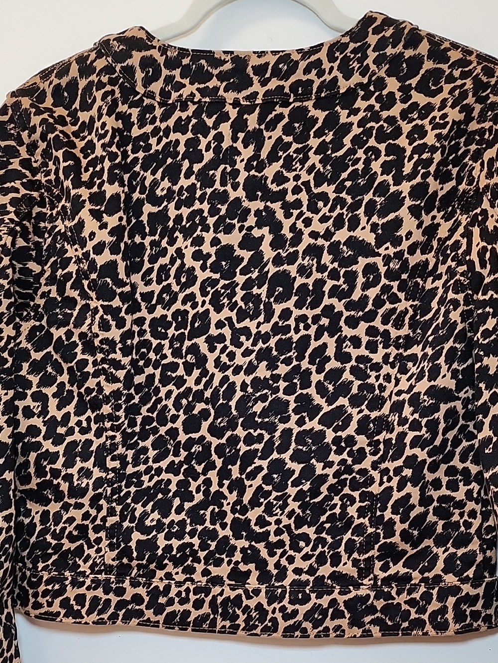 Antro The Cora Patch Pocket Jacket MaeveLeopard  Mobwife Strechy Size Large - Picture 11 of 15